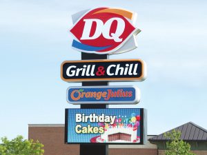 Pittsburgh Lighted Signs 0092 Dairy Queen Bendsen Sign  Graphics W 19mm 80x176 Bloomington IL 101718 1 300x225